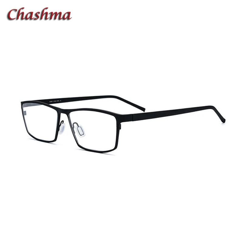 US $55.20 Chashma Eyewear Prescription Glasses Men Pure Titanium occhiali da vista uomo oculos transparente Lenses