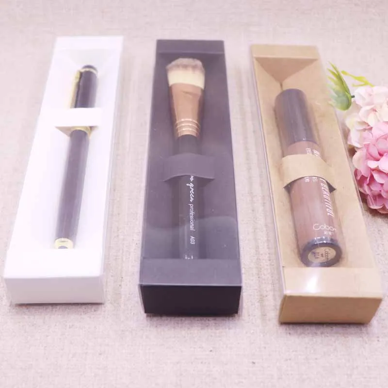 

New DIY Frosted Drawer Box 3 colour Clear Window Box Lip Sticker Eye Line/Cosmetic Gift Pen Box Novelty Design