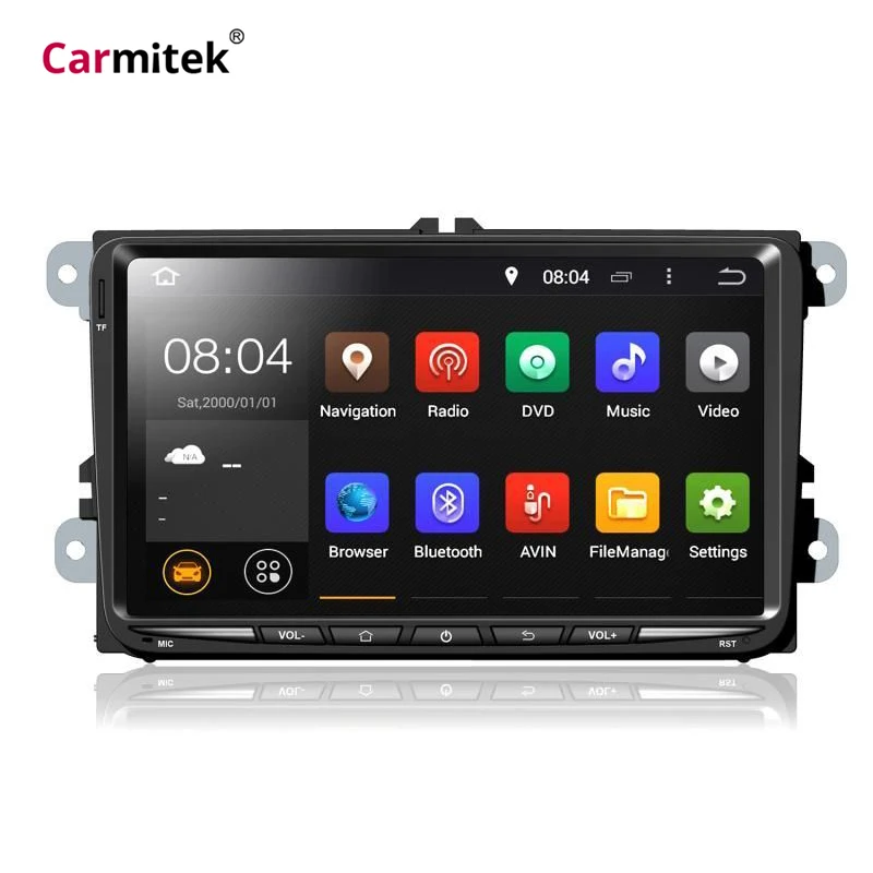 Best 2 din Android Car Multimedia DSP GPS Navigation for VW PASSAT B5 B6 Radio Volkswagen Skoda Octavia golf 5 6 leon Tiguan Touran 3