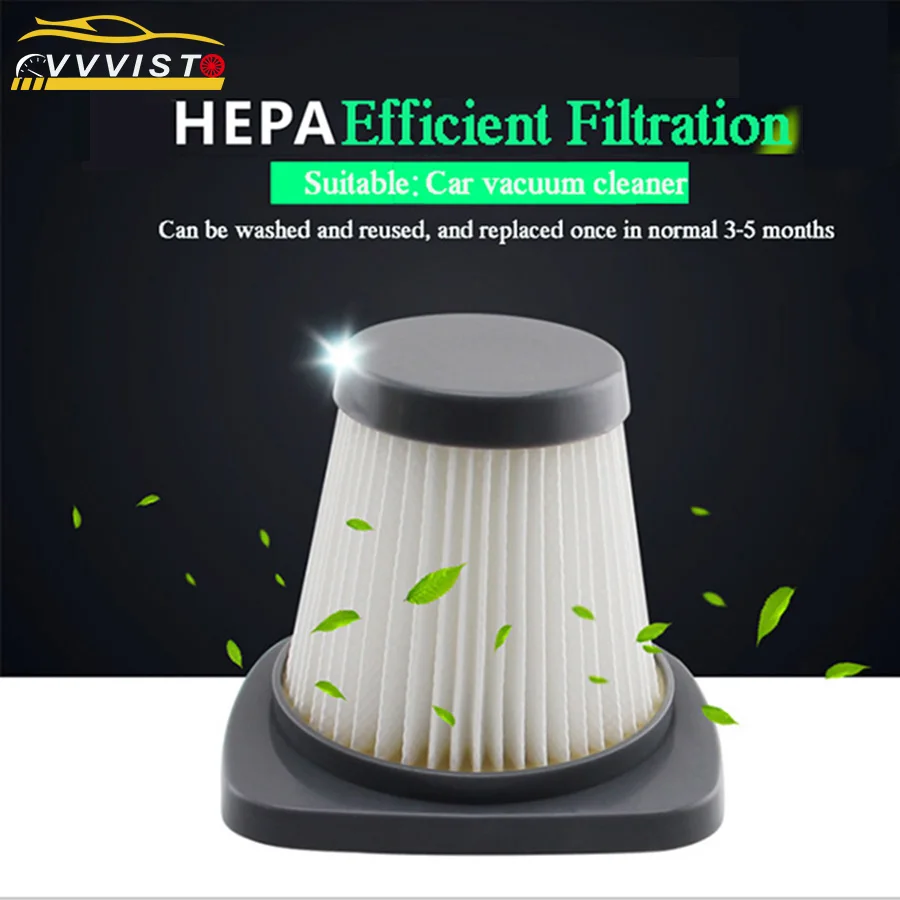 

2019 VVVIST HEPA Filter For Car Vacuum Cleaner Strong dust removal Car Vacuum Cleaner 12V Suitable For Wet And Dry HEPA Filter