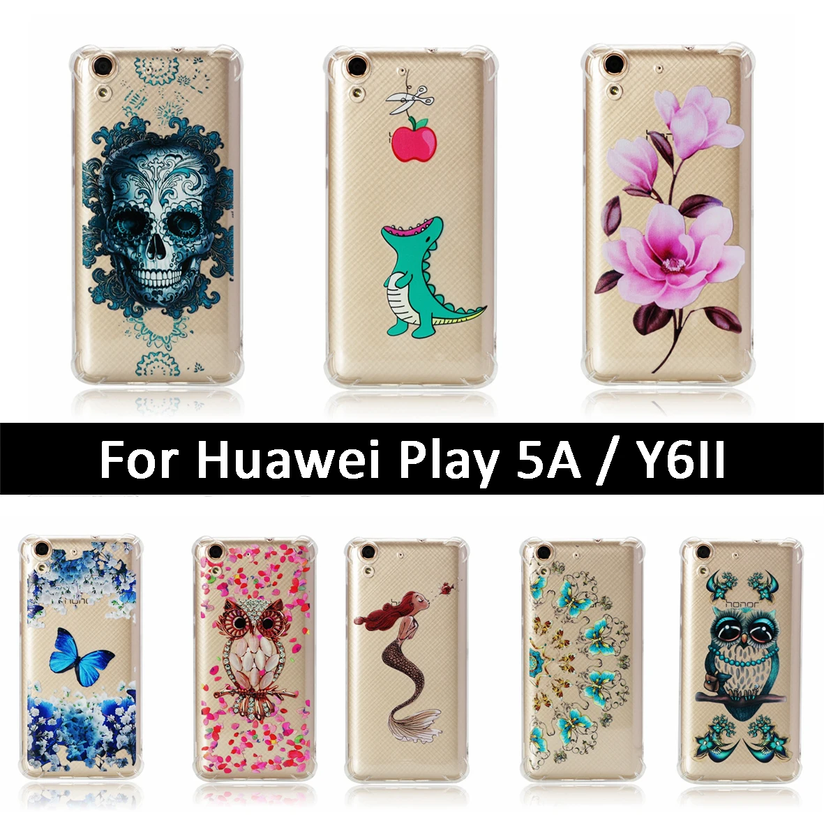 ТПУ силиконовый чехол для Huawei Play 5A/Y6 II 2 Чехлы мобильных телефонов Play5A/Y6II/Y62
