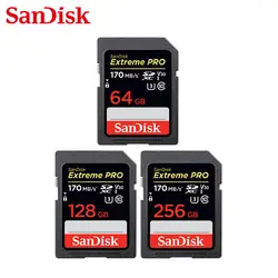 100% карта памяти Micro SD Extreme Pro SD Card 256 GB Макс читать Скорость 170 МБ/с. V30 128 GB 64 GB Class 10 U3 USH-I карты памяти для Камера