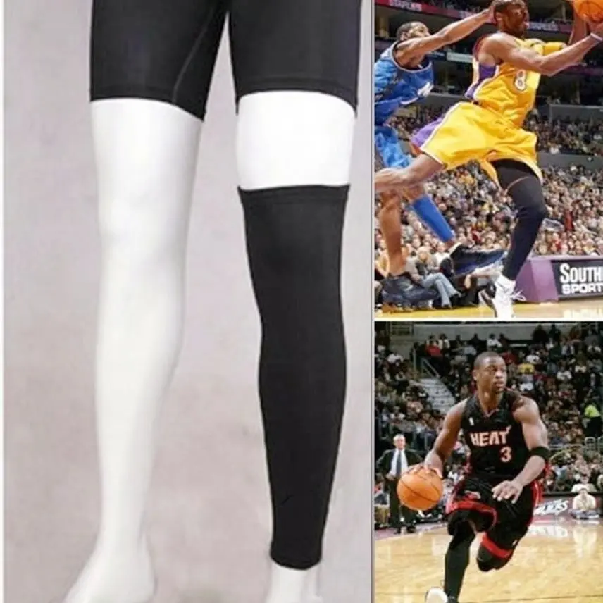 26.46₪ |2PCS Basketball Leg Protect Sleeve Compression Calf Stretch Brace S...