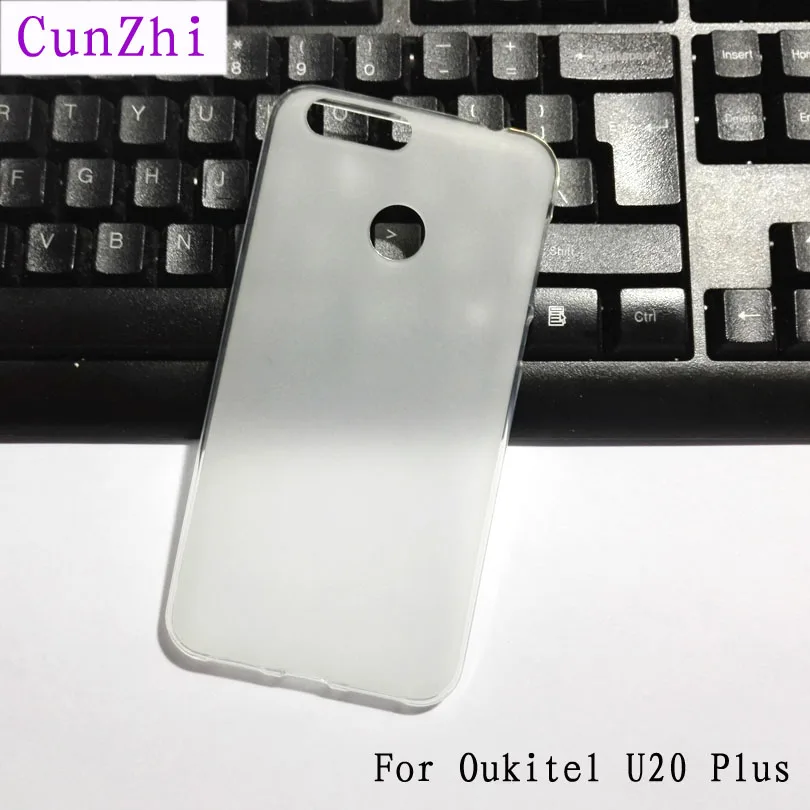 

New Styles Soft Silicon Cover Fitted Case For Oukitel U20 Plus Special Cell Phone Back Shell + Screen Protector HD Film