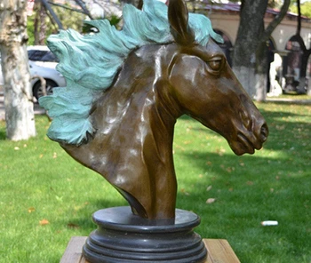 

Art Deco Sculpture The Horse Bronze Statue