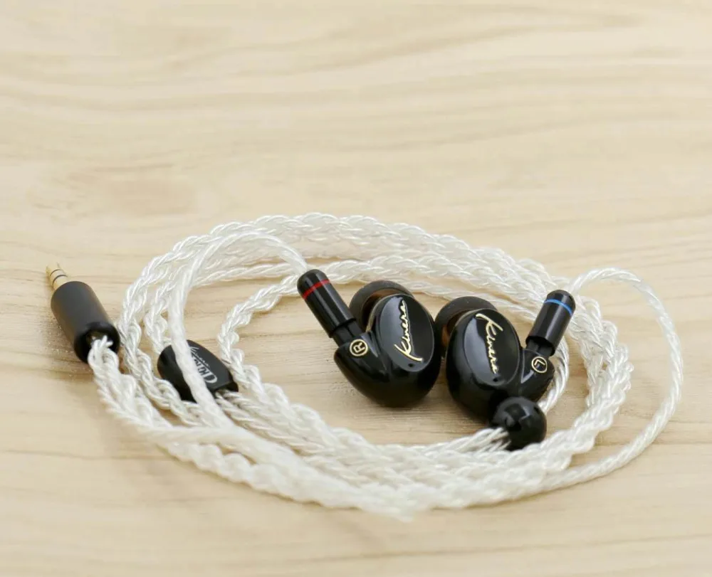 

OKCSC 1BA+1DD Dynamic Hybrid HIFi In Ear Earphones DIY Monitor Headset 3.5mm Plug 0.78mm 2Pin Cable for xiaomi Samsung Huawei