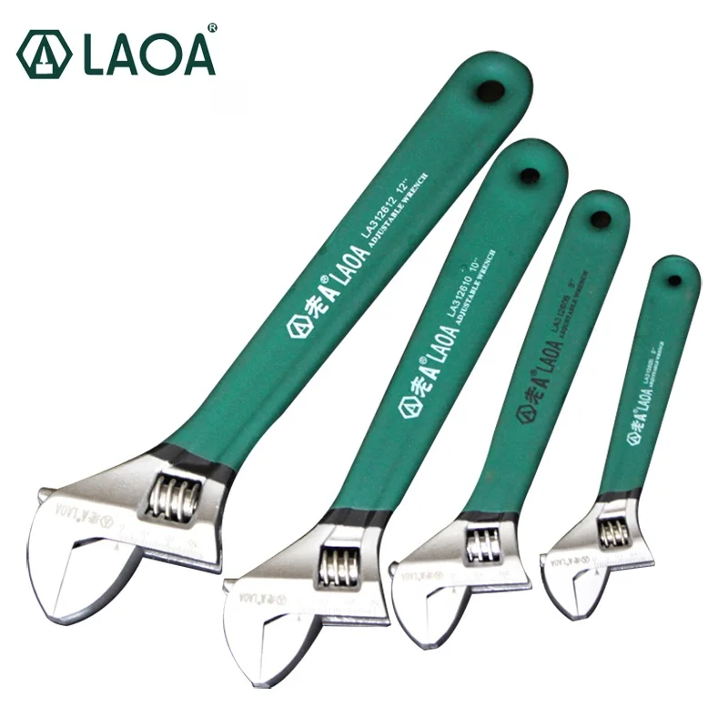 LAOA Non-slip Universal Technical Spanner Adjust Wrenches With Scale Stainless Steel Wrench Repail Tool | Инструменты