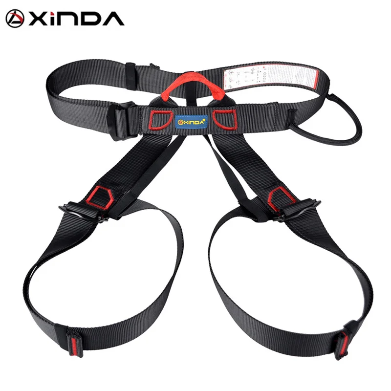 

Professional Outdoor Sports Safety Belt Rock Climbing Harness Waist Support Half Body Harness Aerial Survival Equipment