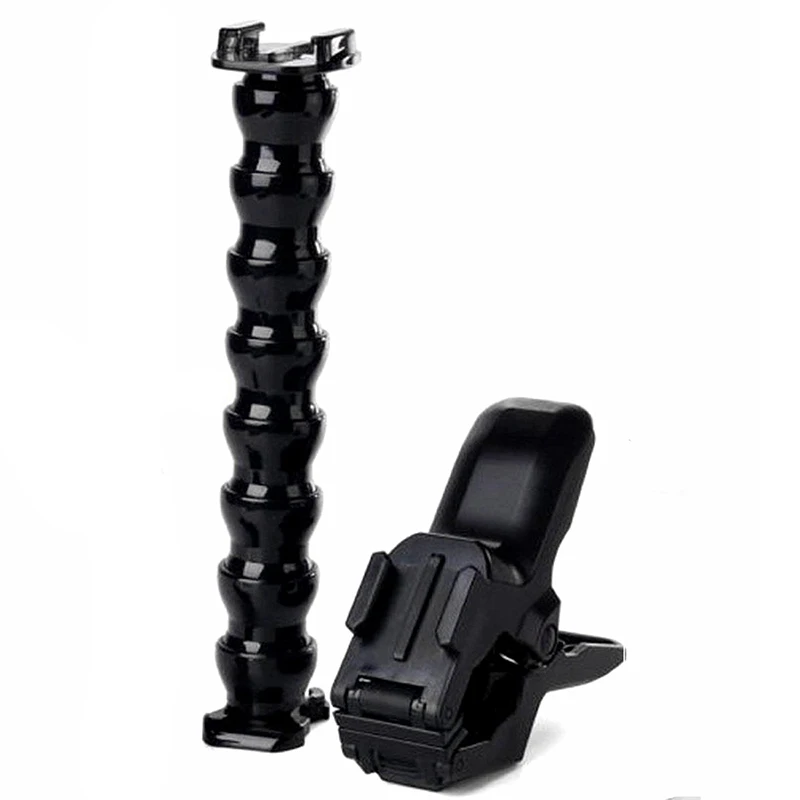 FFYY-Jaws Flex Clamp Mount+ 8 joint Adjustable Goose Neck for Gopro Hero 4 hero 3