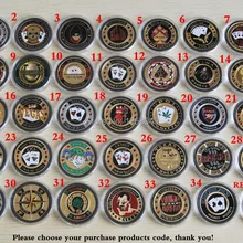 Металлический бампер для нажатие покер карты гвардии протектор No.1-№ 34 фишки для покера сувенирные монеты, мы отправим на наш выбор