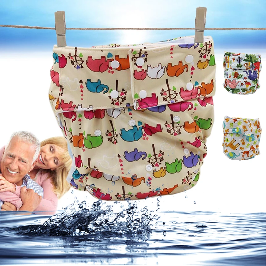 3pcs-new-style-waterproof-diaper-wash-diapers-denim-printed-cloth-diapers-free-size-adult-diapers-biggest-waist-130cm-se5