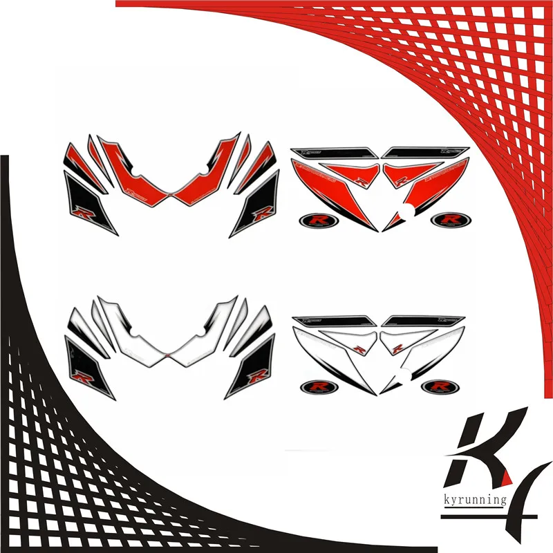 Strickers Front Fairing Motor GSXR 1000 Number Board 3D Gel Protector for SUZUKI GSX R 2009 GSXR1000 | Автомобили и мотоциклы