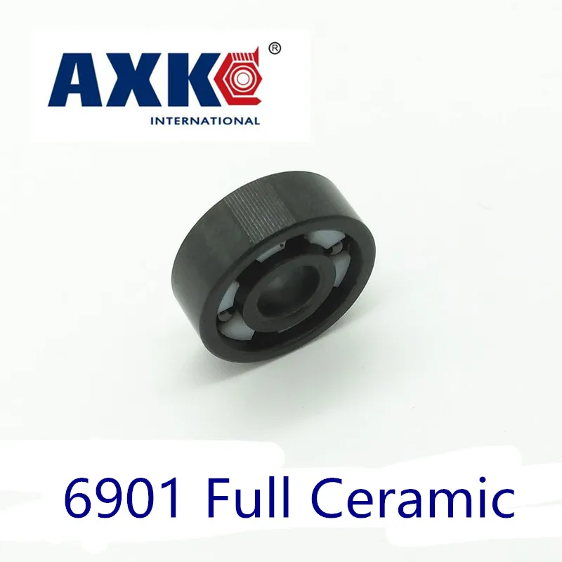 2019 прямые продажи Axk 6901 Полный керамический подшипник (1 шт.) 12*24*6 мм Si3n4 материал