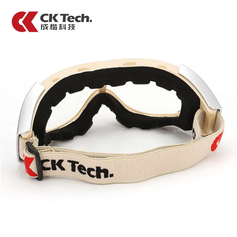Непродуваемые защитные очки CK Tech песочные противотуманные противоударные