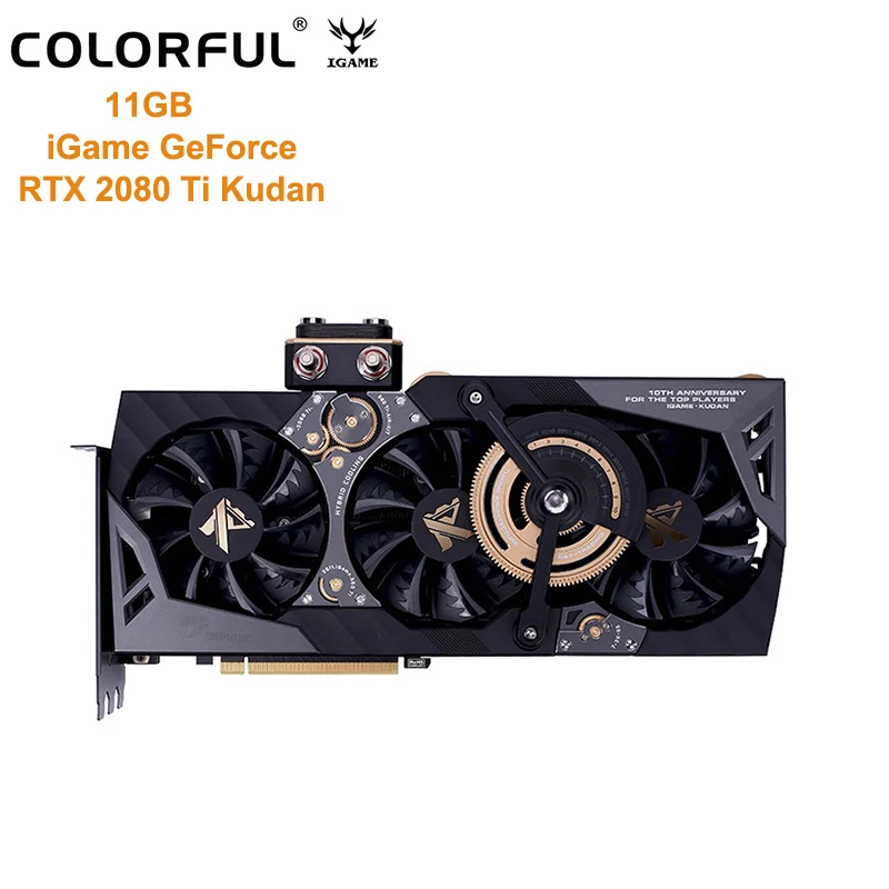 

Colorful IGame GeForce RTX 2080 11GB Ti Kudan Nvidia Graphics Card 250W 1350MHz GDDR6 CUDA Cores 4352 Three Fans DP/HDMI/USB-C