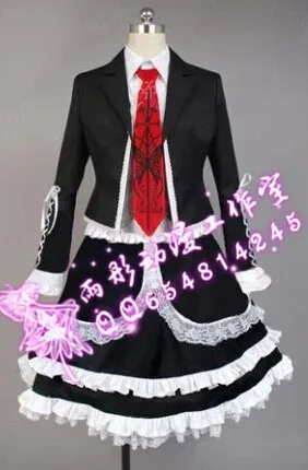 Dangan Ronpa Danganronpa Celestia Ludenberg Униформа топ с длинными рукавами короткое платье аниме Хэллоуин Косплей Костюм