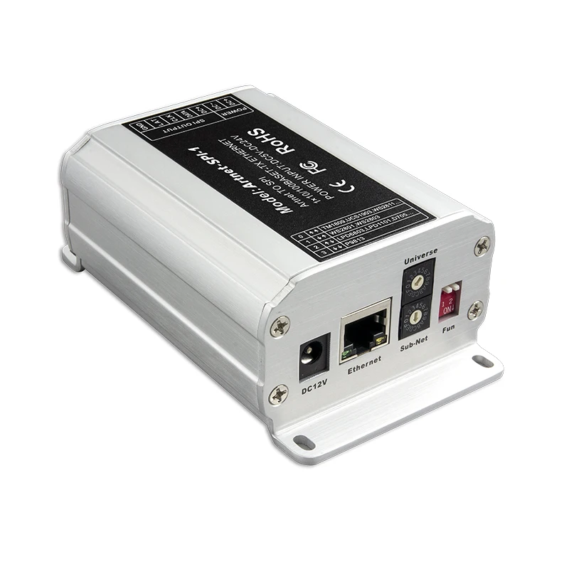 Новый DC5V 24V вход SPI(TTL) цифровой сигнал вывода Artnet в SPI конвертер вождения 2801 6803 1804