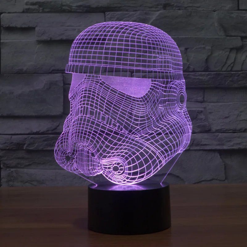 

Szvfun Star Wars Lampara Kids Night Light 7 Color Change 3D Lamp Touch Switch table lampe Holiday Gifts Bedroom Decor Mood Light