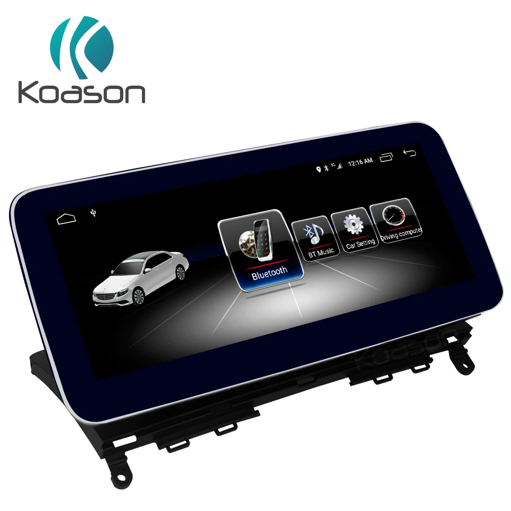 Discount Koason10.25inch Android 8.1 Car Multimedia player audio stereo GPS Navigation for Mercedes Benz C Class W204 S204/CLK 2008-2010 2