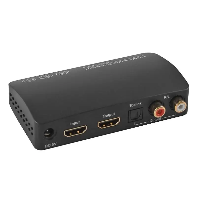 HDMI переключатель HDMI с оптическим волокном L/R интерфейс 4K 30Hz аудио преобразователь сплиттер
