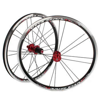 

BXM Folding Bike 20inch RT *1-3/8 V /Disc Brake Front 2 Rear 5 Bearing Ultra Smooth Light 451/406 Wheel Wheels Rim