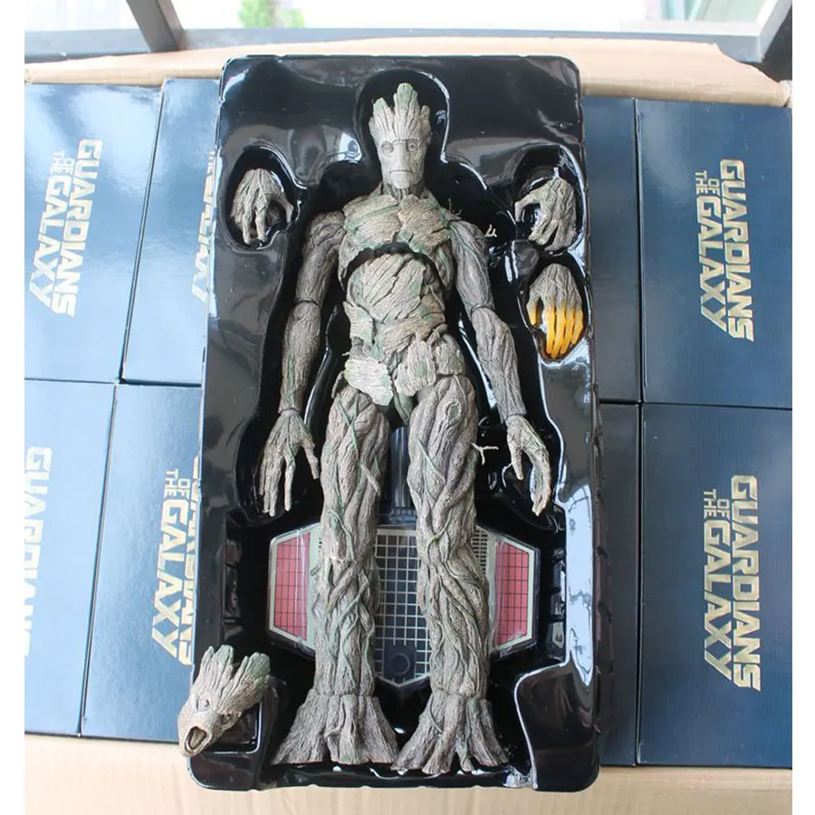 

Big Size Toys Guardians of The Galaxy Tree Man Avengers Action Figure 40cm Groot BJD Collection Model Gift with retail box