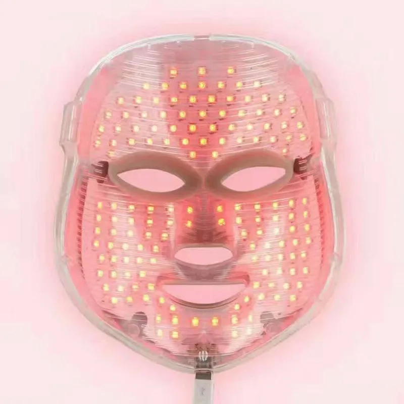 LED Facial Mask 3 Color LED Photon Facial Mask for Wrinkle Acne Removal