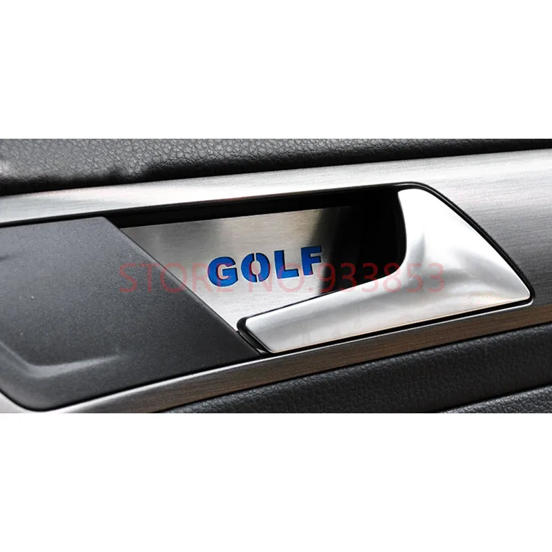 

STYO stainless steel Car interior door bowl handle cover trim for VW Golf 7 MK7