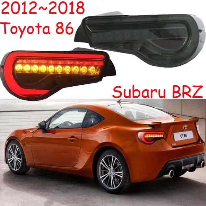 Автомобильный бампер taillamp 86 для Toyota86 GT86 задний фонарь 2012 2013 год светодиодный тормоз+ Парк+ Сигнальные огни - Цвет: Black color