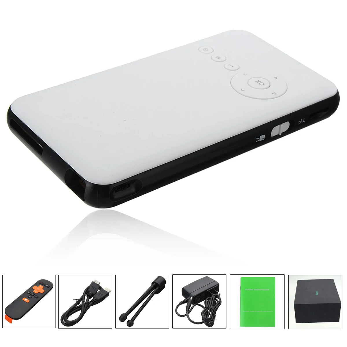 Mini LED HD DLP Portable Projector Smart Home Theater Cinema Movie Video Mini LED HD DLP Portable Projector Smart Home Theater Cinema Movie Video