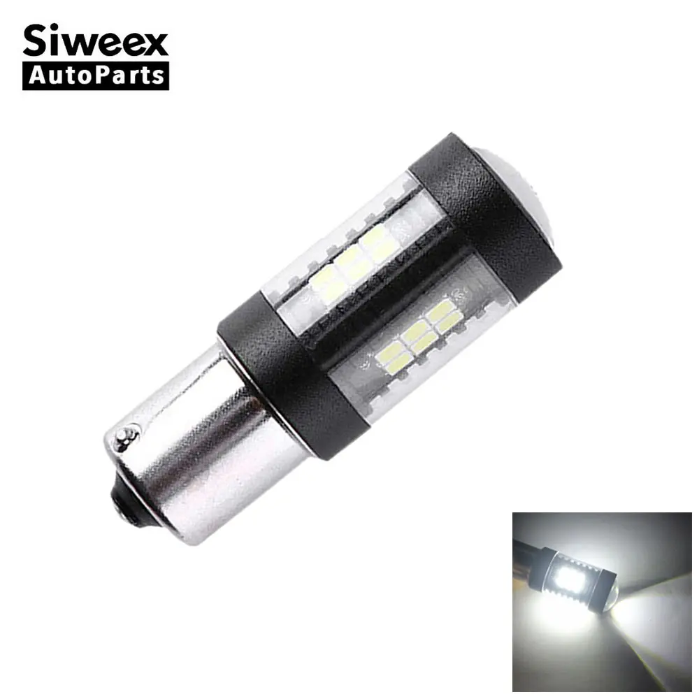 1 шт. 1156 BA15S светодиодный лампы P21W 3030 21 SMD хвост сзади светильник обратный тормоза
