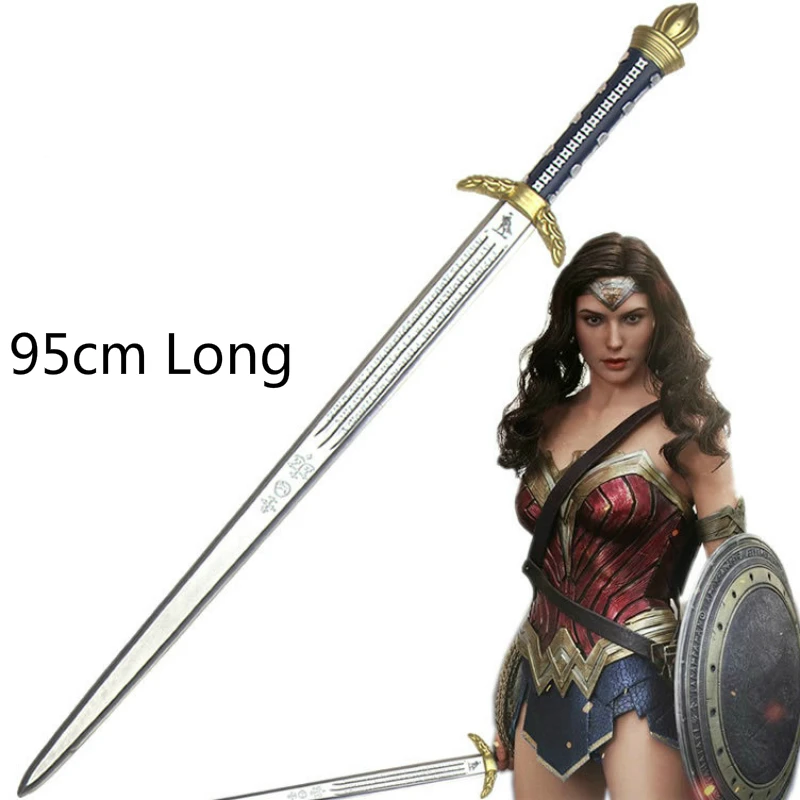 

Simulation Sword Weapon Armor Cosplay for Wonder Woman Vestidos US Movie Anime Superhero Party Helloween Costume Adult 95cm Long