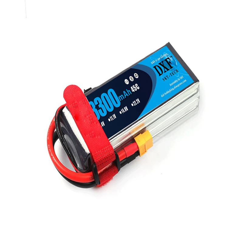 2017 DXF Lipo Battery 2S 7 4V 3300mAh 45C Max60C 2S1P For Helicopter RC Models Li