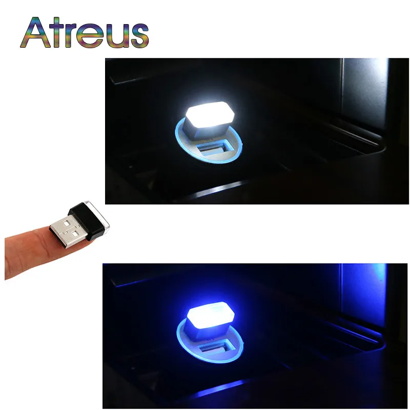 

Car-Styling USB Atmosphere LED Light Car Accessories For Opel Insignia VW Golf 4 7 5 MK4 Peugeot 206 207 208 508 Touareg Tiguan