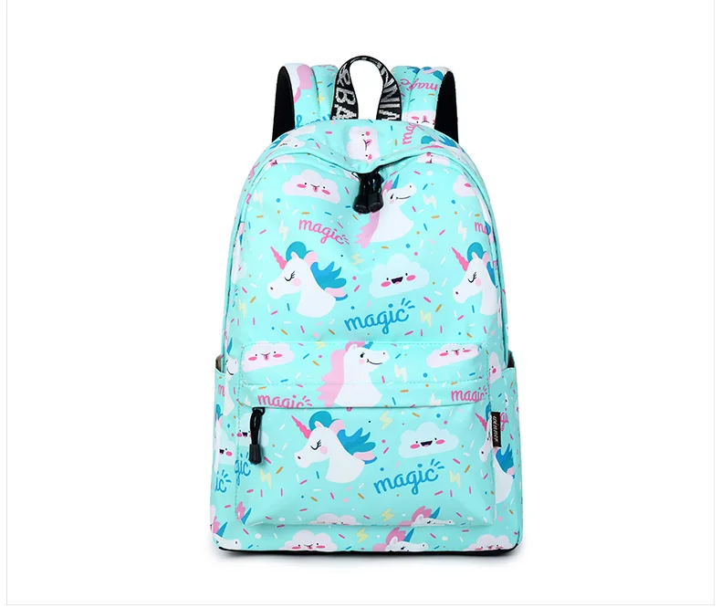 WINNER Women Backpack Unicorn Cute School Printing Backpack Bookbag School Bags For Teenage Girls Mochila Travel Softback (5)