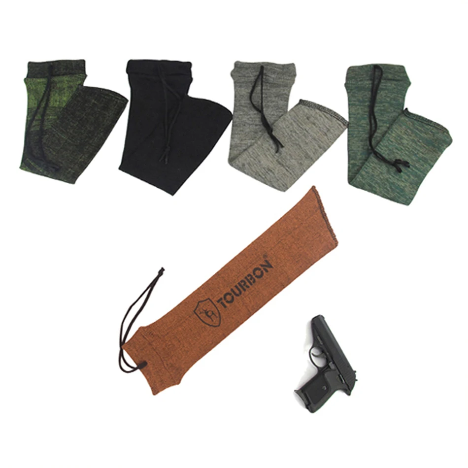 Tourbon Tactical Gun Polyester Silicone Treated Knit Pistol Socks Gun