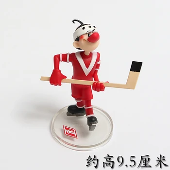 

pvc figure model toy Playing ice hockey cartoon figure