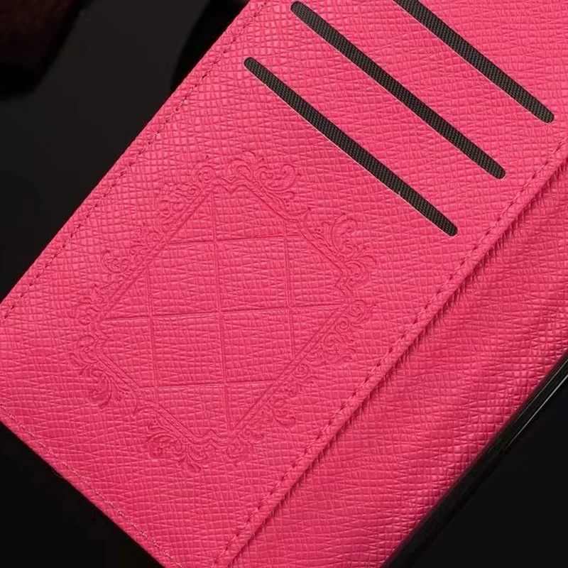 Pu leather case for iPhone X 6 6s 7 8 plus samsung galaxy note8 women wallet phone bags cover  (6)