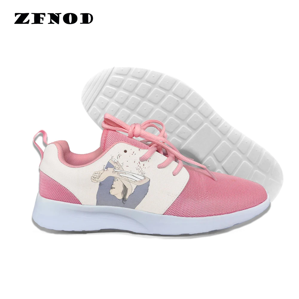 

2019 Lace-Up Casual Basic shoes Funny women Spring Summer pink white Breathable Comfortable shose women Japanese Xiao Qingxin