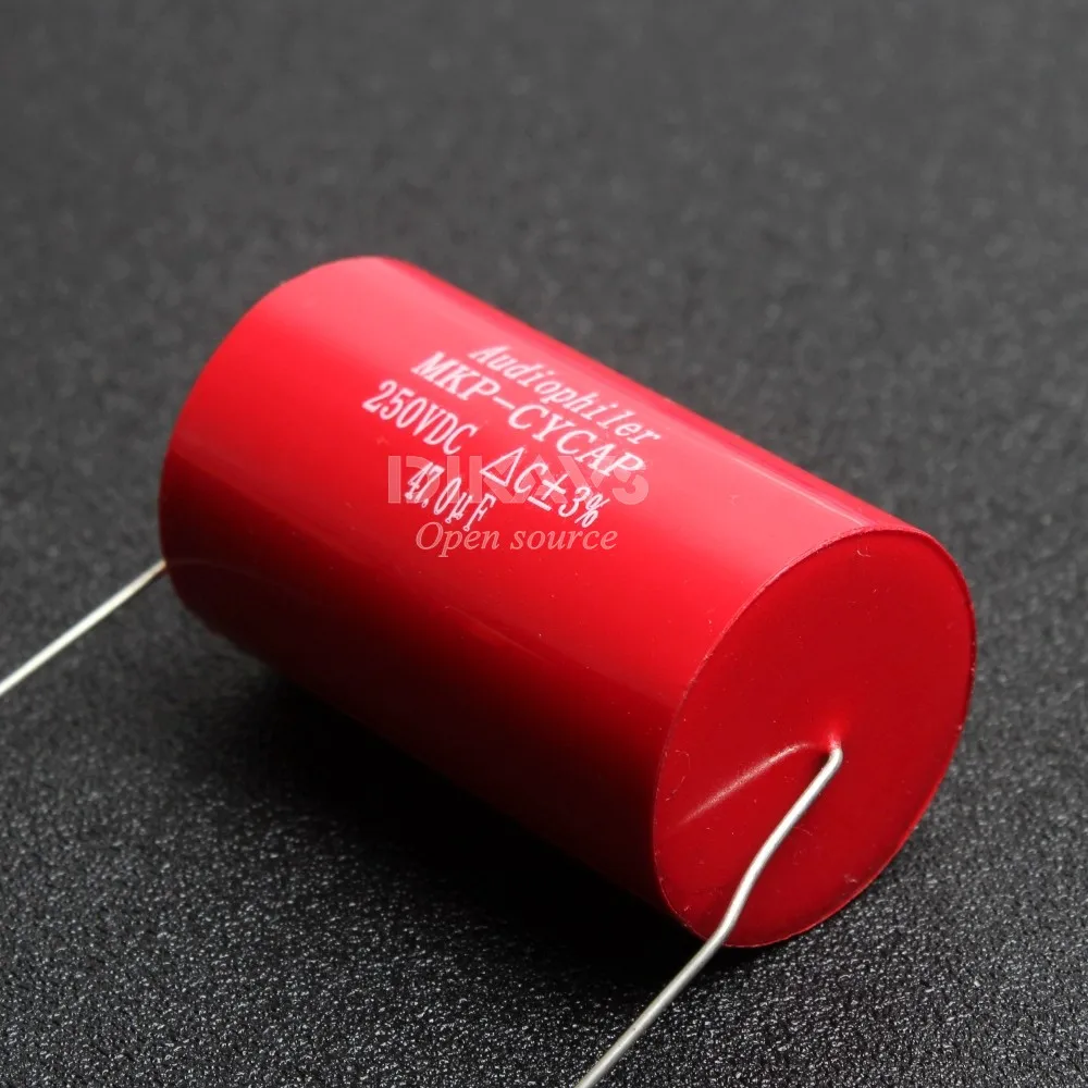 1Pcs Audiophiler Axial MKP 47uF 250v DC HIFI DIY Audio Grade Capacitor
