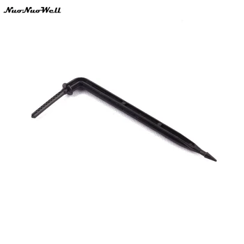 

30pcs NuoNuoWell Arrow Dripper L Type for Micro Irrigation Nursery Flower Pot Veg Plot Water Saving Irrigation Drip System