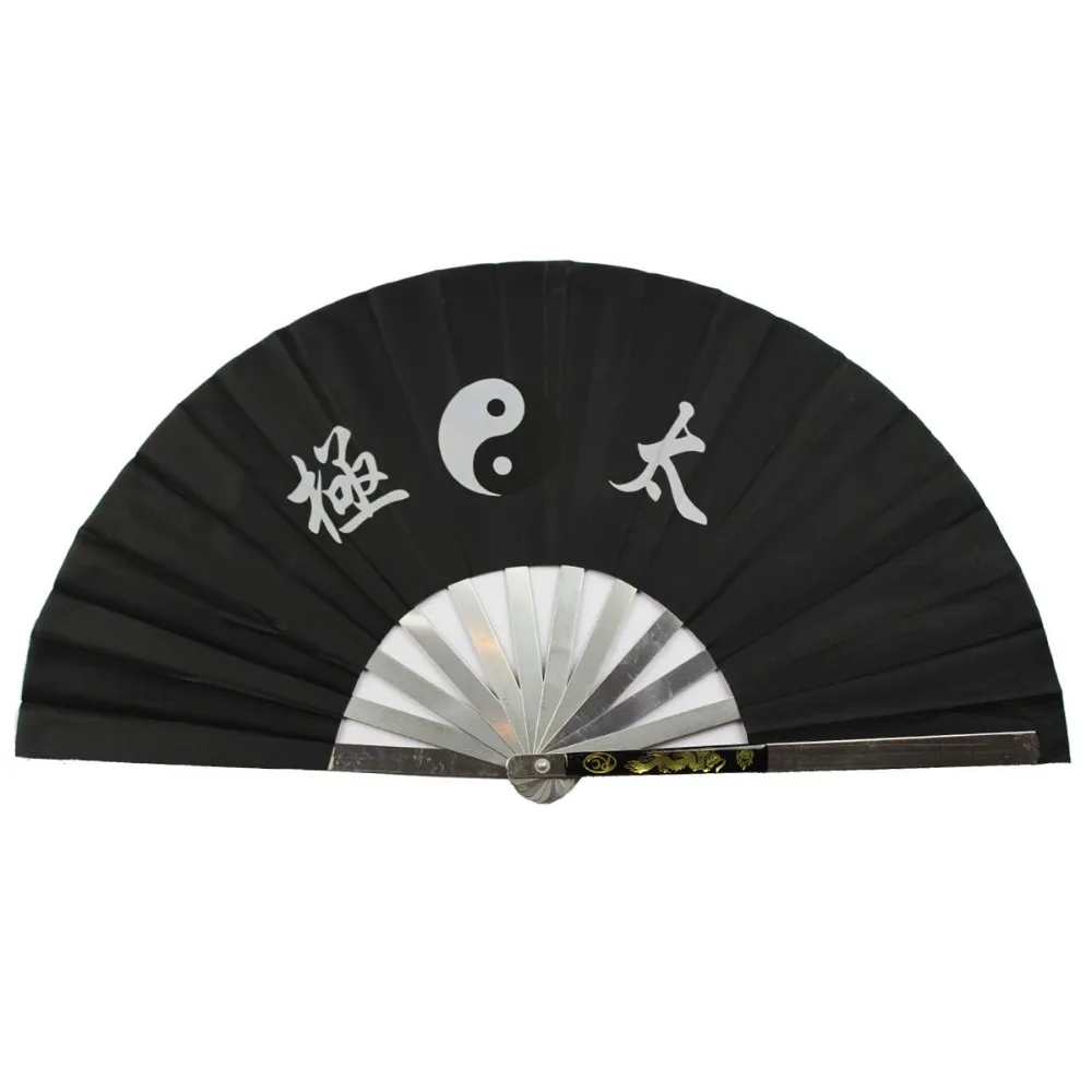 Вентилятор taichi wushu вентилятор с символикой кунг-фу wushu matierial arts вентилятор, вентилятор из нержавеющей стали, вентилятор для боевых искусств