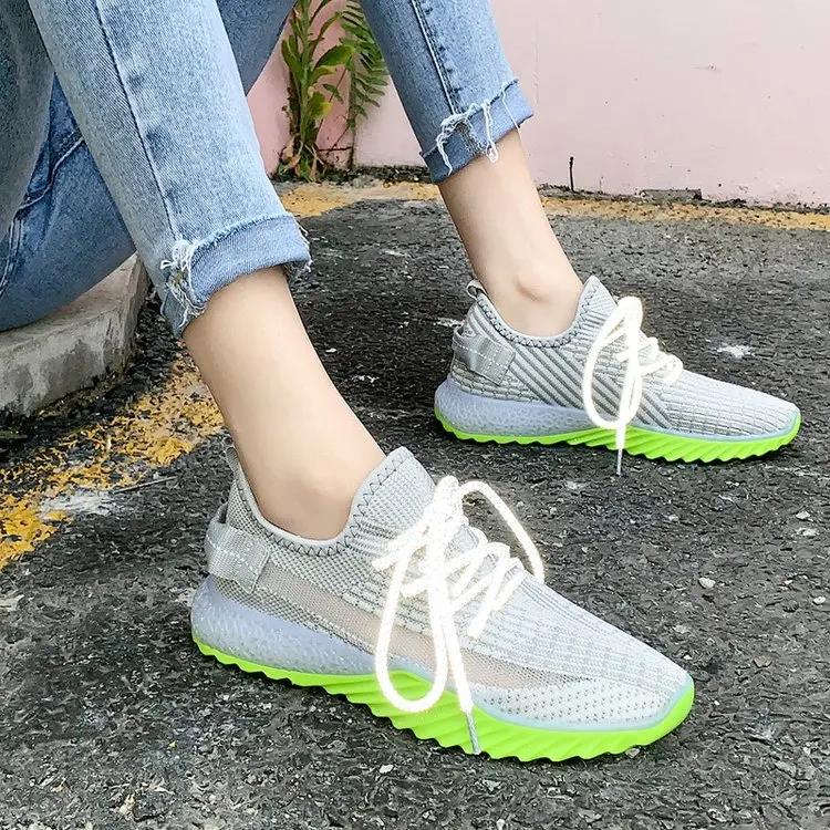 

2019 Summer Autumn Women Casual Dad Shoes Pink Platform Transparent Woman Sneakers Ladies Tenis Jogging Chaussure Femme