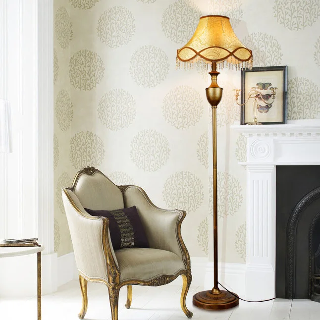 European living room floor lamp modern floor lamp pedal switch floor lampswitch led lamplamp