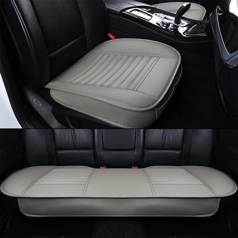 Breathable PU Leather Car Seat Cover Protector Universal