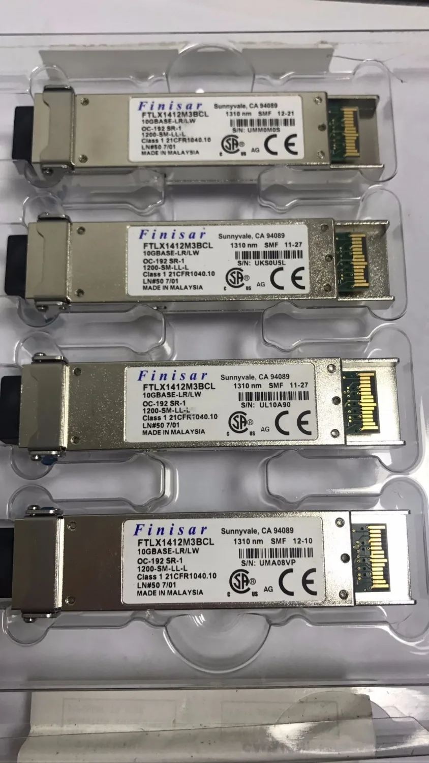 Продажа Оригинал FTLX1412M3BCL 10GBASE-LR/LW LN #50 7/01 1310nm SMF