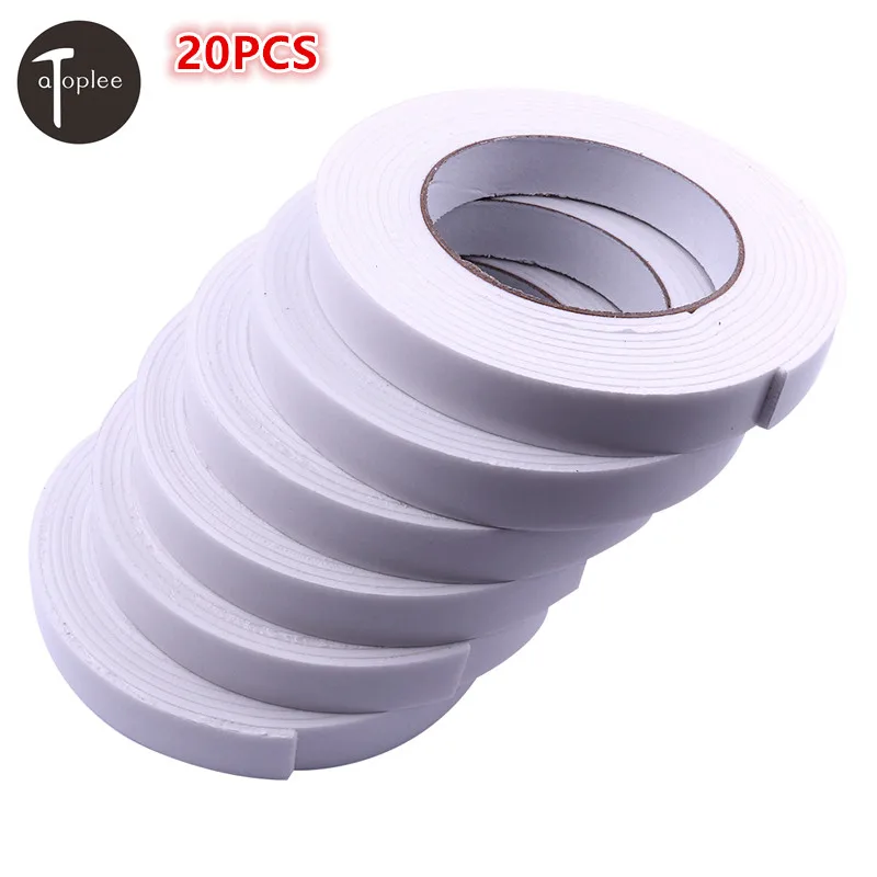 Wholsale 20PCS 18mm Auto 3D Double sided Foam Tape 2.9M Automotive Strong Adhesive Tape Exterior