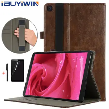 

iBuyiWin Premium PU Leather Cover for Samsung Galaxy Tab A 10.1 SM-T510 SM-T515 10.1" Tablet Funda Capa TPU Case+Screen Film+Pen