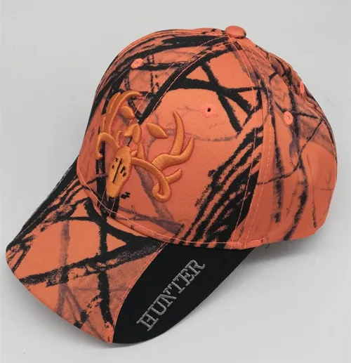 Новое поступление охотничья оранжевая камуфляжная шляпа охотничья Кепка головные уборы для рыбалки Спортивная шляпа авиапочтой Китая - Цвет: THC01