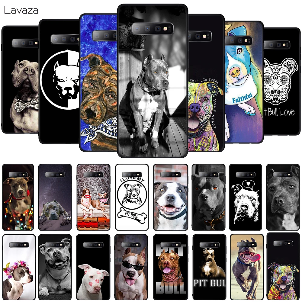 Мягкий ТПУ чехол для телефона Lavaza Pit Bull Lovely Pet Dog Pitbull Samsung Galaxy A10 A30 A40 A50 A70 M10 M20 M30